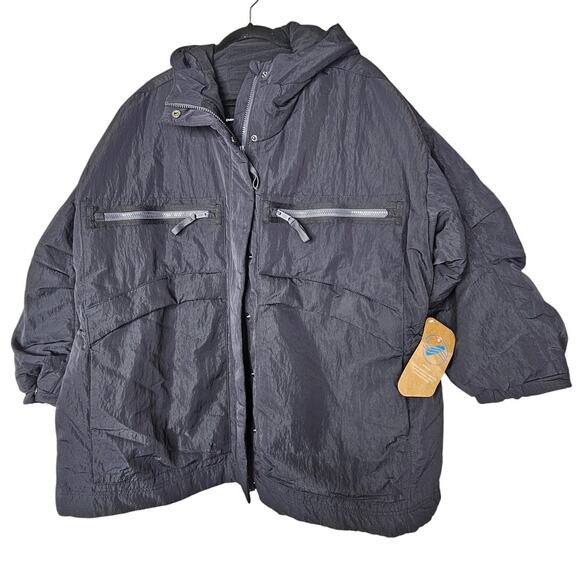 NEW Free People Movement XS/S Billie Boxy Lightweight Insulated Jacket Black - Picture 2 of 6